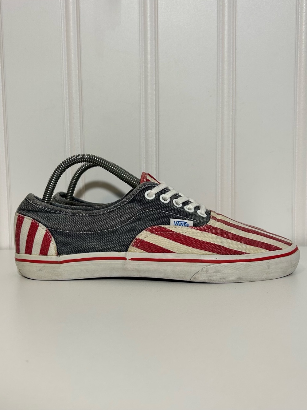 Vans california lpe washed Red white blue